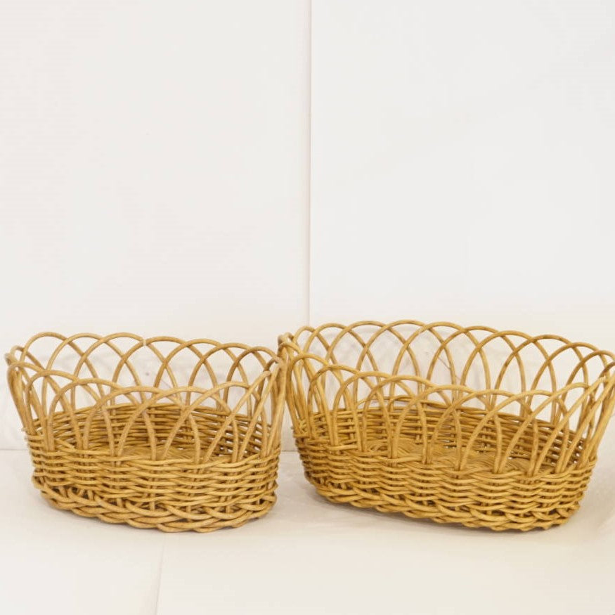 フェイクPEラタンフルーツバスケット かご 72200/72201 水洗い可