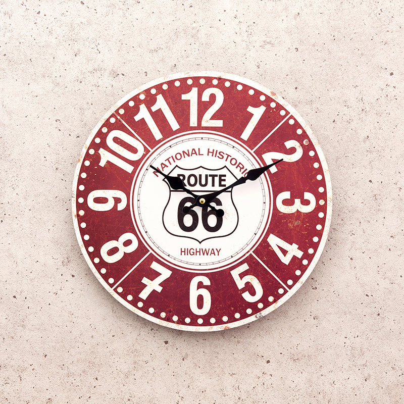 ルート66☆クロック ☆US☆掛時計 アメリカン インテリア時計