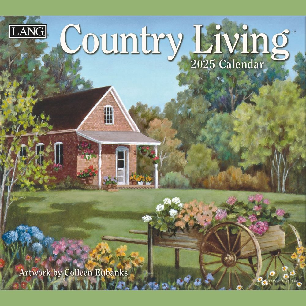 2025 USAカレンダー 壁掛け LANG Country Living カントリーリビング – Heartful Country