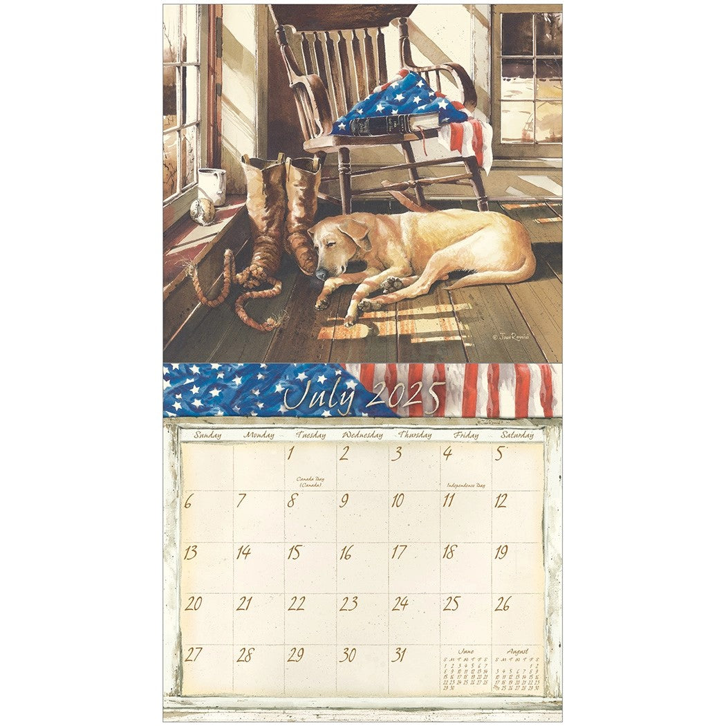 2025 USAカレンダー 壁掛け Legacy Life Itself – Heartful Country
