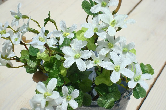 クローバーブッシュ E3414 造花 23cm – Heartful Country