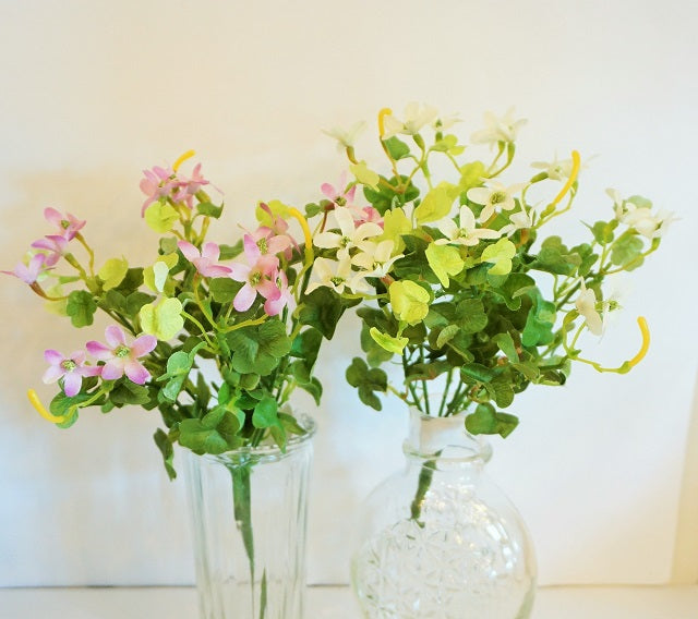 クローバーブッシュ E3414 造花 23cm – Heartful Country