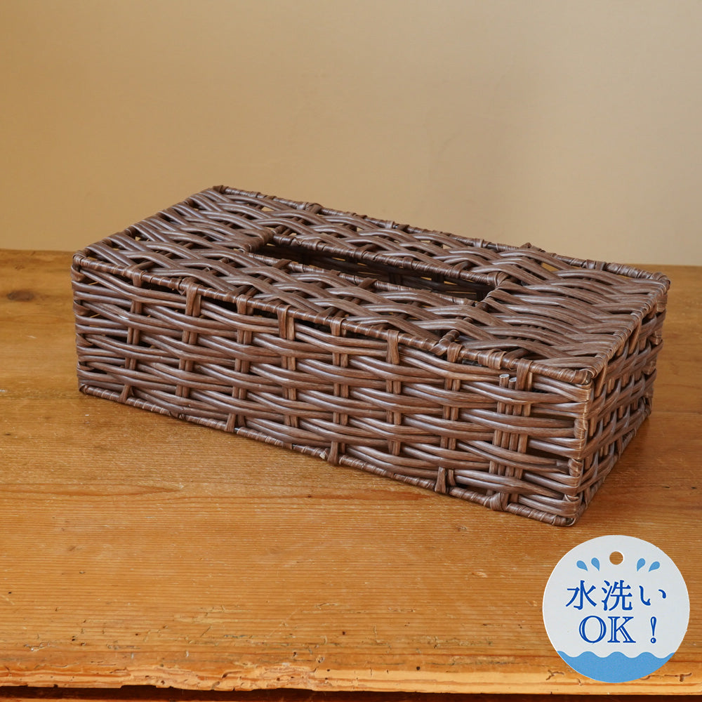 ラタン フェイクPPラタンティッシュケース 73394 水洗い可 – Heartful Country