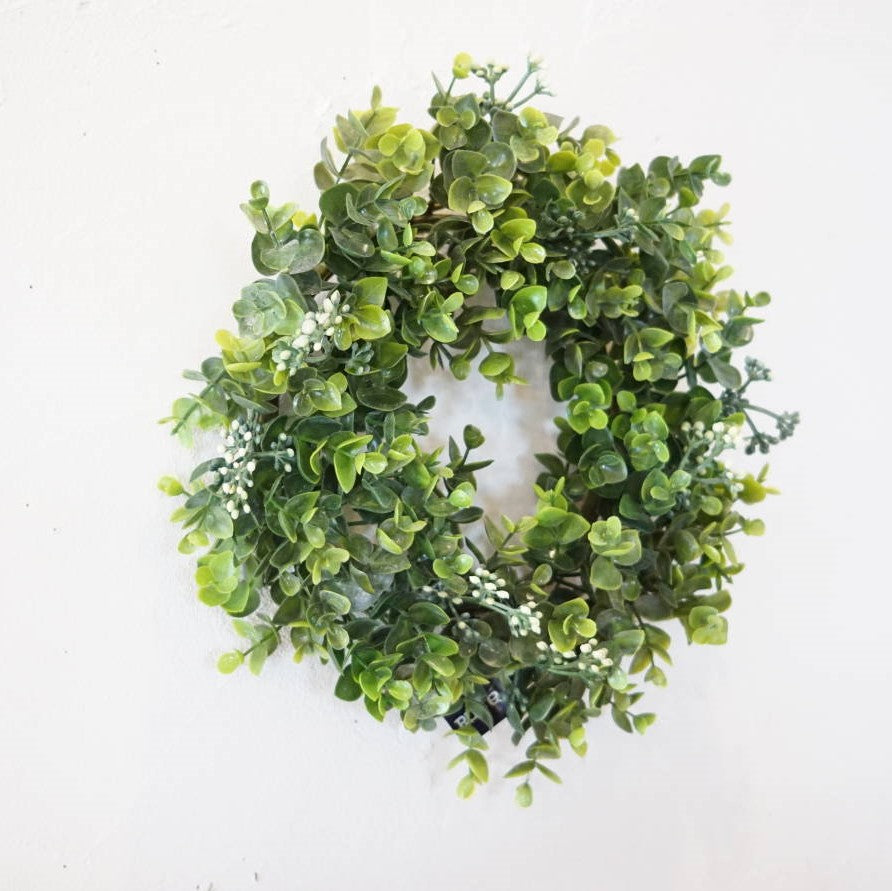 A41810 ユーカリリース 造花のリース – Heartful Country