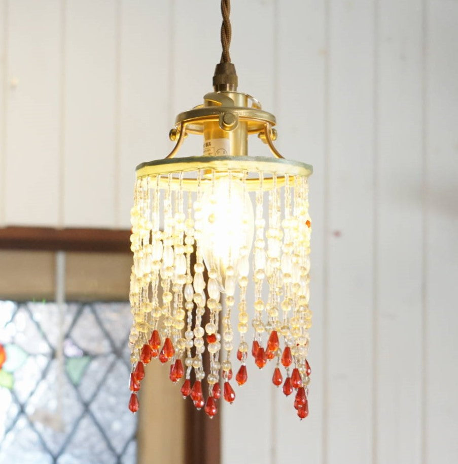 ビーズランプ ビーズシェード ガーネット – Heartful Country