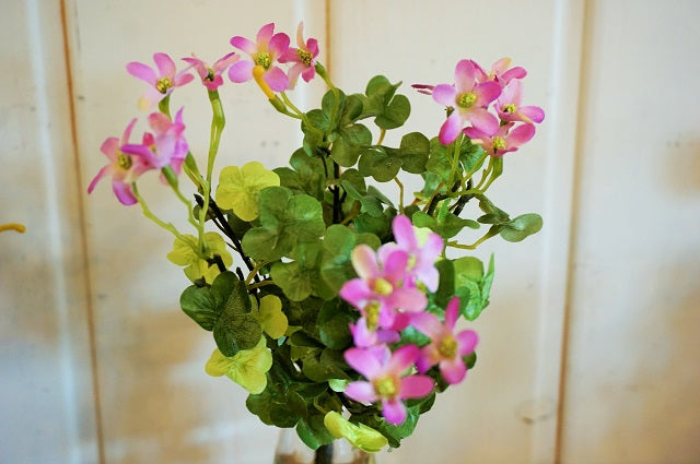 クローバーブッシュ E3414 造花 23cm – Heartful Country