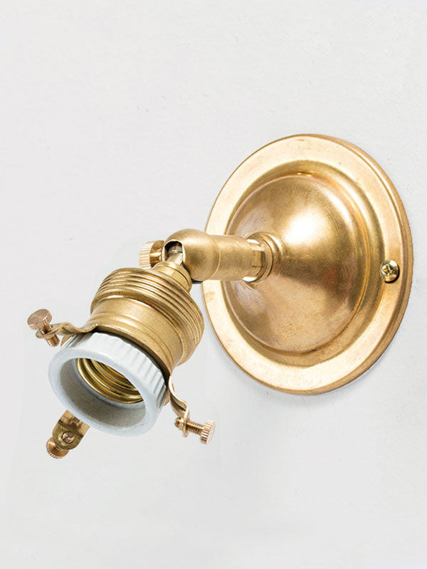 HS-2393 E26 可動式ブラケット ブラス 真鍮 ランプ – Heartful Country