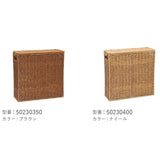 PPバスケット　フタ付トイレットペーパーボックス　38×14×H36　ユティル