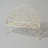 ワイヤーベンチ　ミニチュア　ドールチェア