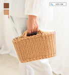 PPバスケット　オーバルハンドルバスケット　38×18×H16　ユティル