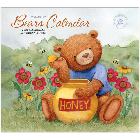 2024 USAカレンダー 壁掛け　Legacy　Bears Calendar