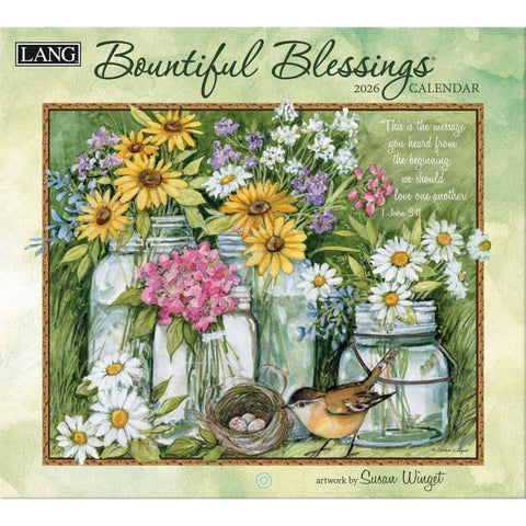 2026 USAカレンダー 壁掛け　LANG　Bountiful Blessings　バウンティフルブレッシング