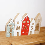 クリスマス  木製オブジェ　クリスマスハウス