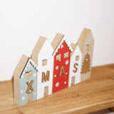 クリスマス  木製オブジェ　クリスマスハウス