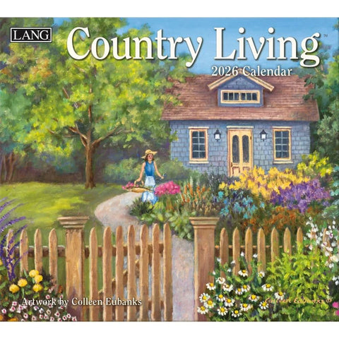 2026 USAカレンダー 壁掛け　LANG　Country Living カントリーリビング