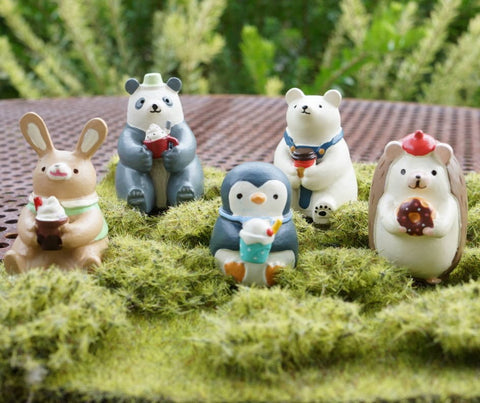 フォレストカフェフレンズ　ミニチュアアニマルマスコット