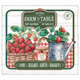 2027 USAカレンダー 壁掛け　Legacy　FARM TO TABLE