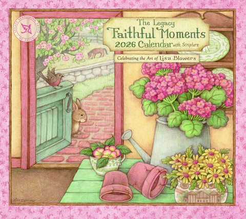 2026 USAカレンダー 壁掛け　Legacy　Faithful Moments　