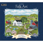 2026 USAカレンダー 壁掛け LANG　Folk Art フォークアート