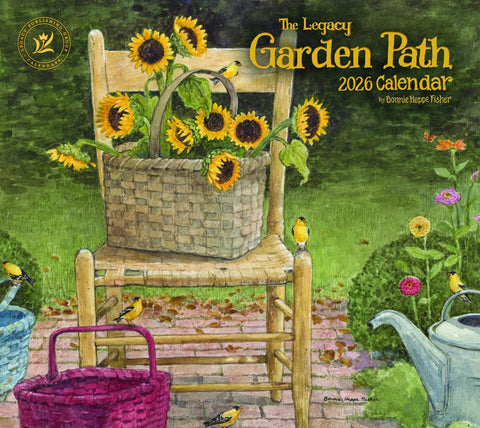 2026 USAカレンダー 壁掛け　Legacy　Garden Path