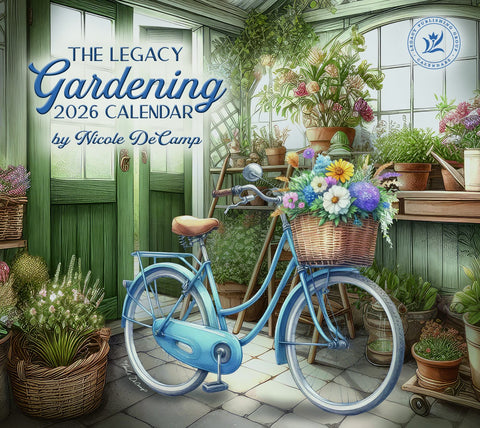 2026 USAカレンダー 壁掛け　Legacy　Gardening 　ガーデニング