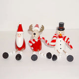 クリスマス　  木製オブジェ　スウィングフレンズ