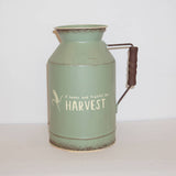 ハーベスト　ミルクポット　ブリキポット  花器
