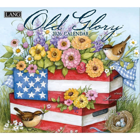 2026 USAカレンダー 壁掛け　LANG　Old Glory　オールドグローリー