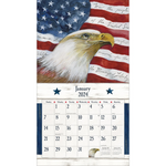 2024 USAカレンダー 壁掛け　LANG　Old Glory　オールドグローリー