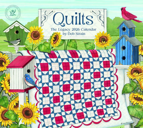 2026 USAカレンダー 壁掛け　Legacy　Quilts