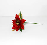 ポインセチアピック1輪　V22165　 造花　クリスマス