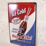 サインプレート　Z9　サインプレート　cola　ブリキパネル