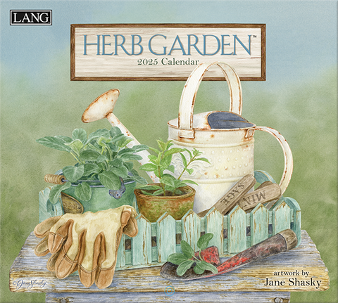 2025 USAカレンダー 壁掛け　LANG　HERB GARDEN　ハーブガーデン