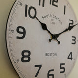 ウォールクロック28.5cm　掛け時計　BOSTON　ol052601