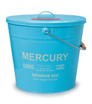 MEBUBO　MERCURY　オーバルバケツ　ふた付きバケツ　マーキュリー 収納缶