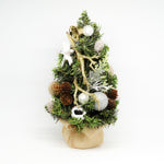 クリスマスツリー　ゴールドベルグリーンラメミニツリー　32ｃm　X5729