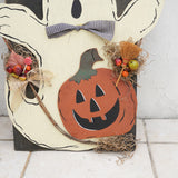 ハロウィン　ゴースト　木製サインボード　アメリカンカントリー